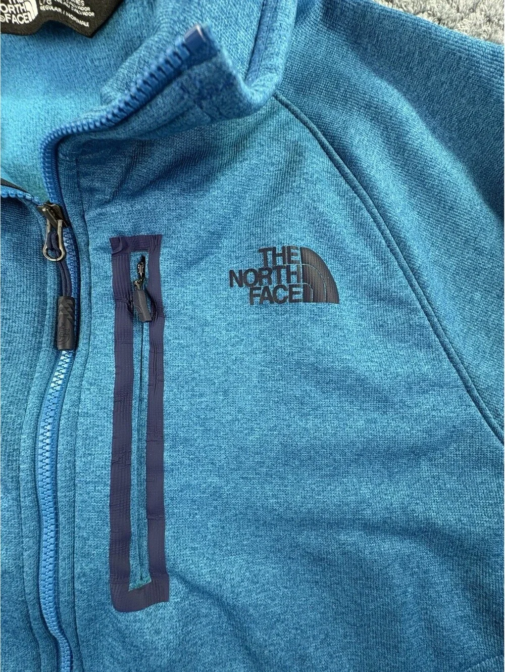 The North Face Jade Pullover Jacket 1/4 Zip Men's L Slim Fit (21.5